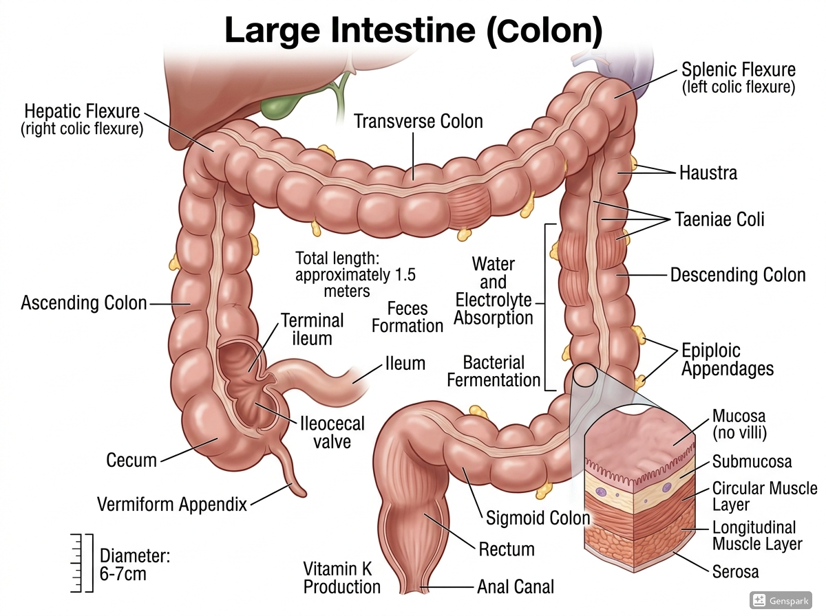 Large Intestine Fill In Functions of the Large Intestine in Digestion (Complete Guide) - Health ...